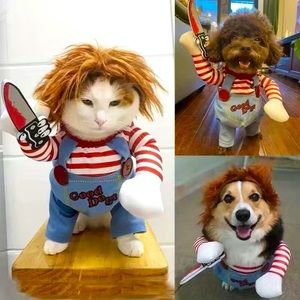 {NEW} Knife Funny Small Dog Dress Up Costume Size Large